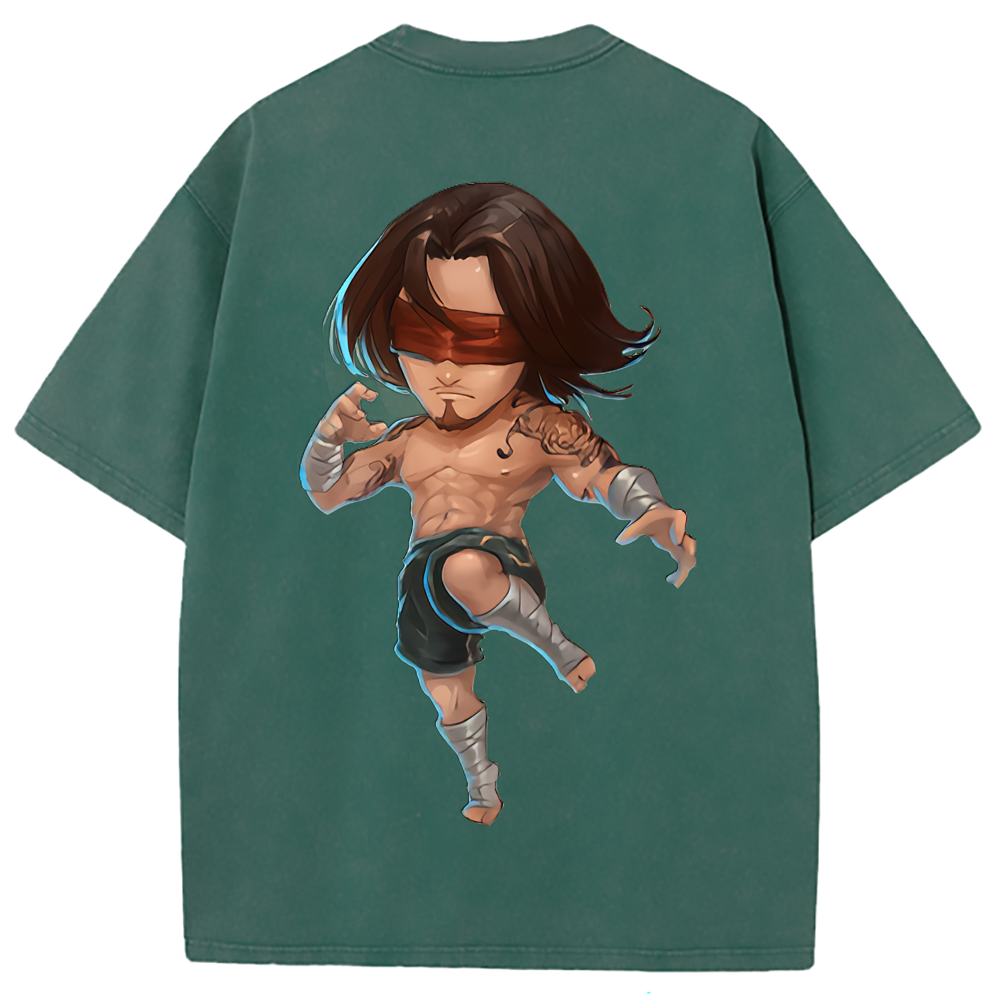（画像用） リーグ・オブ・レジェンド League of Legends LOL 綿100% ヴィンテージ風 半袖Tシャツ（背面プリント）